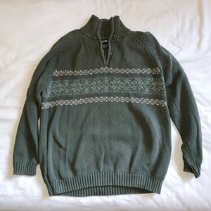 Cherokee turtleneck sweater with zip up